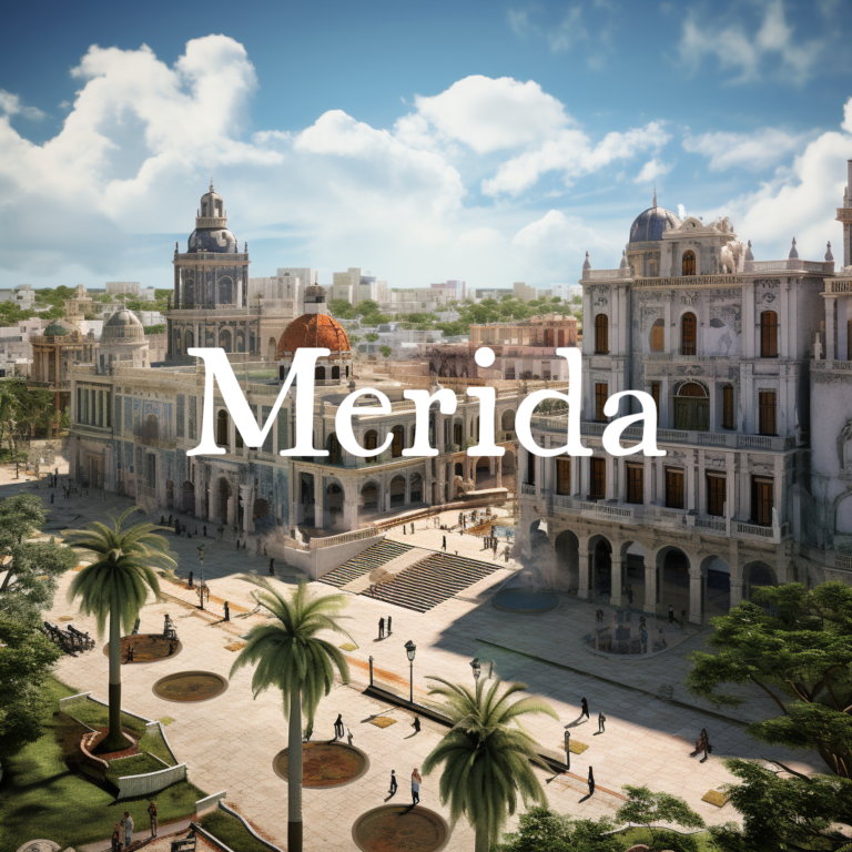 Photo de la Plaza Grande à Merida au Mexique