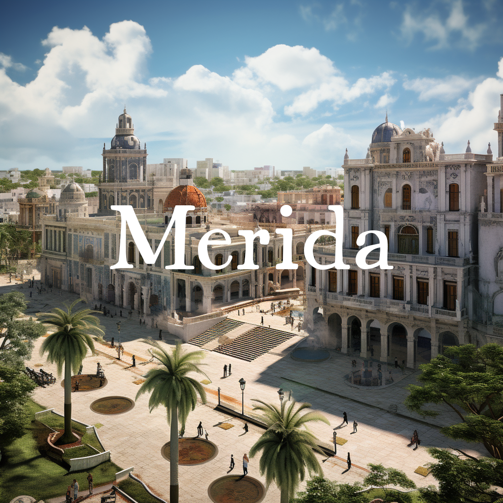 Photo de la Plaza Grande à Merida au Mexique