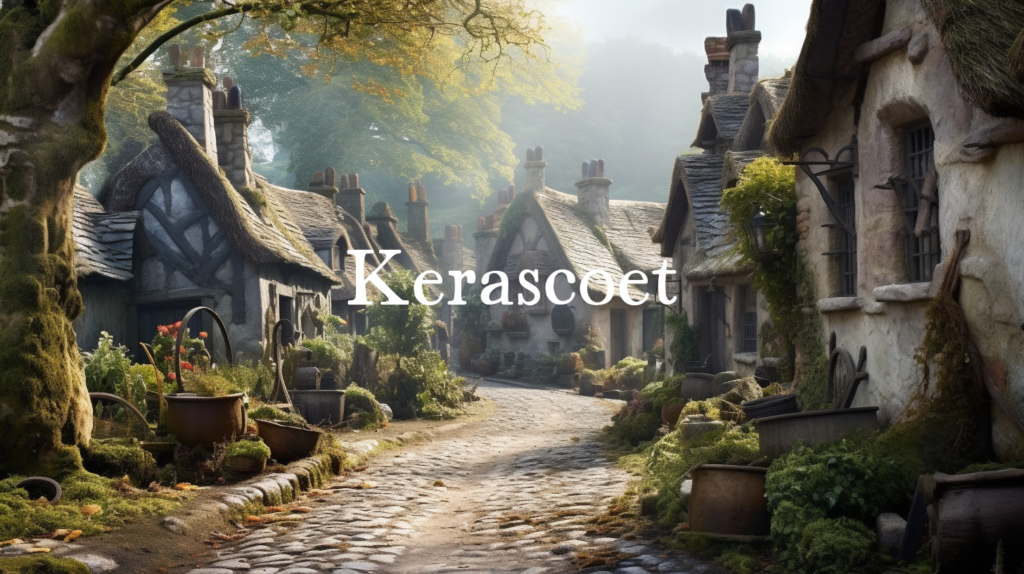 Photo illustrative du village de Kerascoet en bretagne