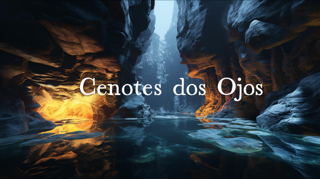 Illustration des Cenotes dos Ojos
