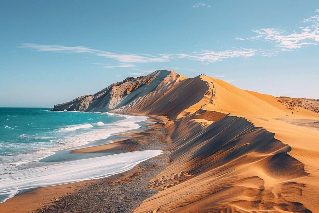 Dune du pilat coucher de soleil
