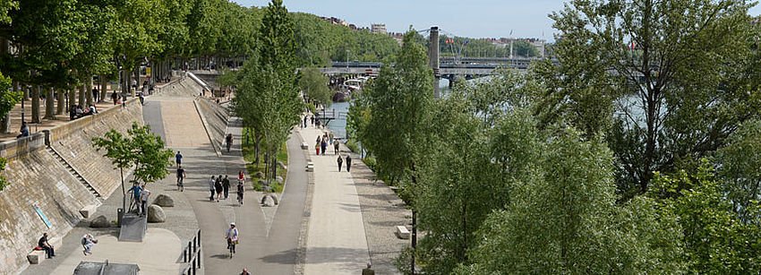berges du rhône lyon
