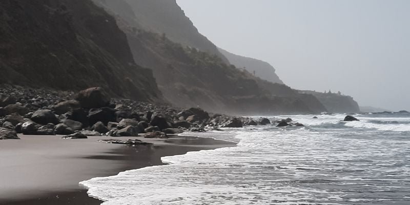 plages de sable noir de Tenerife