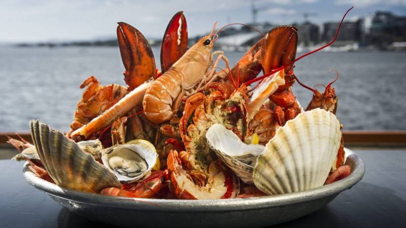 fruits de mer au restaurant à Royan