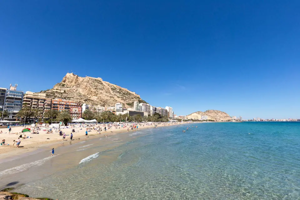 plage de Postiguet à Alicante