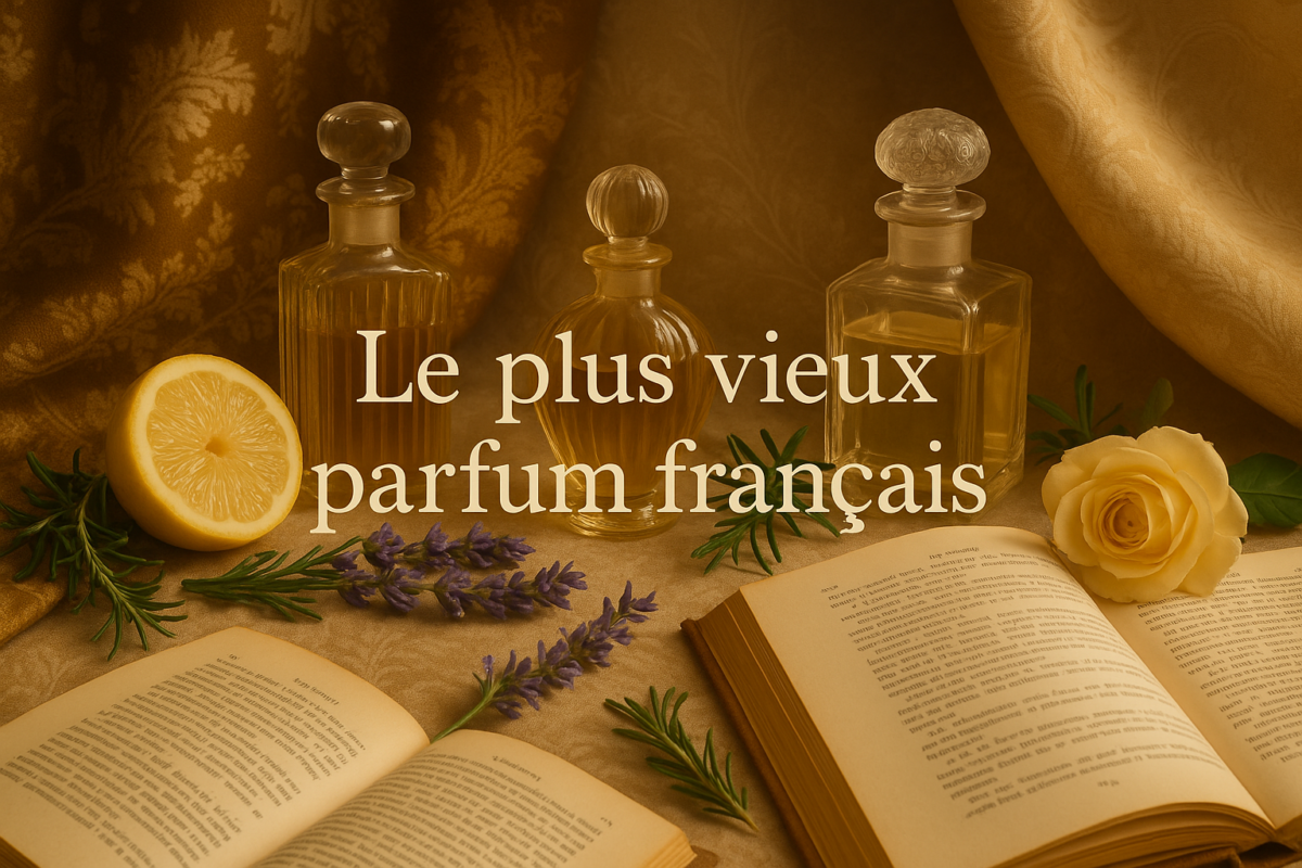 Plus vieux parfum français flacons vintage et fleurs