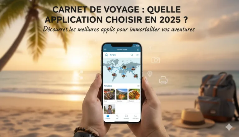 Carnet de voyage quelle application choisir en 2025