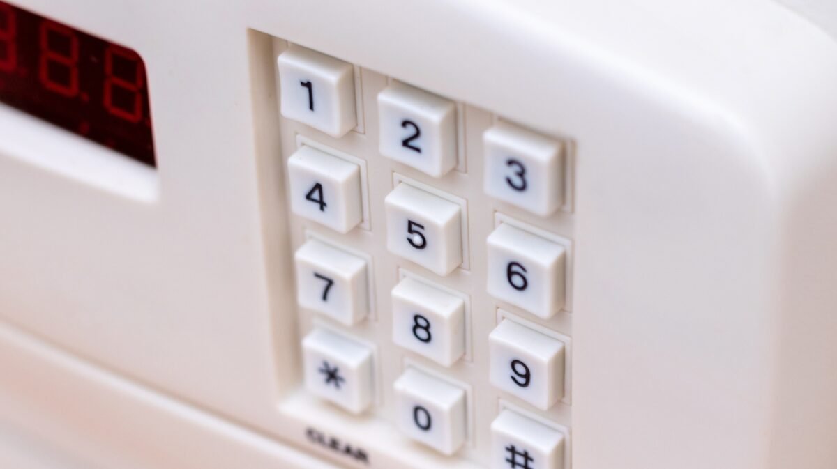 clavier coffre fort