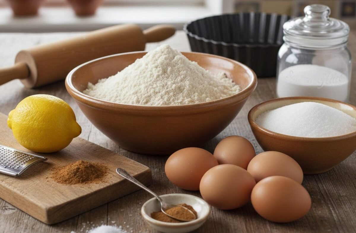 ingrédients recette de la Tarta de Santiago