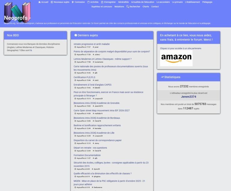 Tutoriel Neoprofs : comment maîtriser le forum des enseignants ?