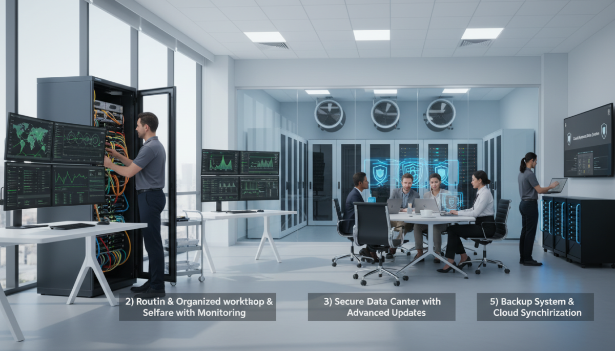 découvrez 5 conseils essentiels pour garantir le bon fonctionnement de votre parc informatique et sécuriser votre infrastructure technologique.