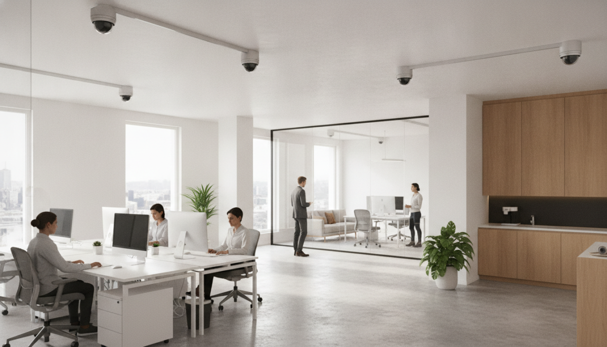 découvrez les meilleures solutions de vidéosurveillance adaptées aux bureaux d'une pme pour assurer la sécurité optimale de vos locaux professionnels.