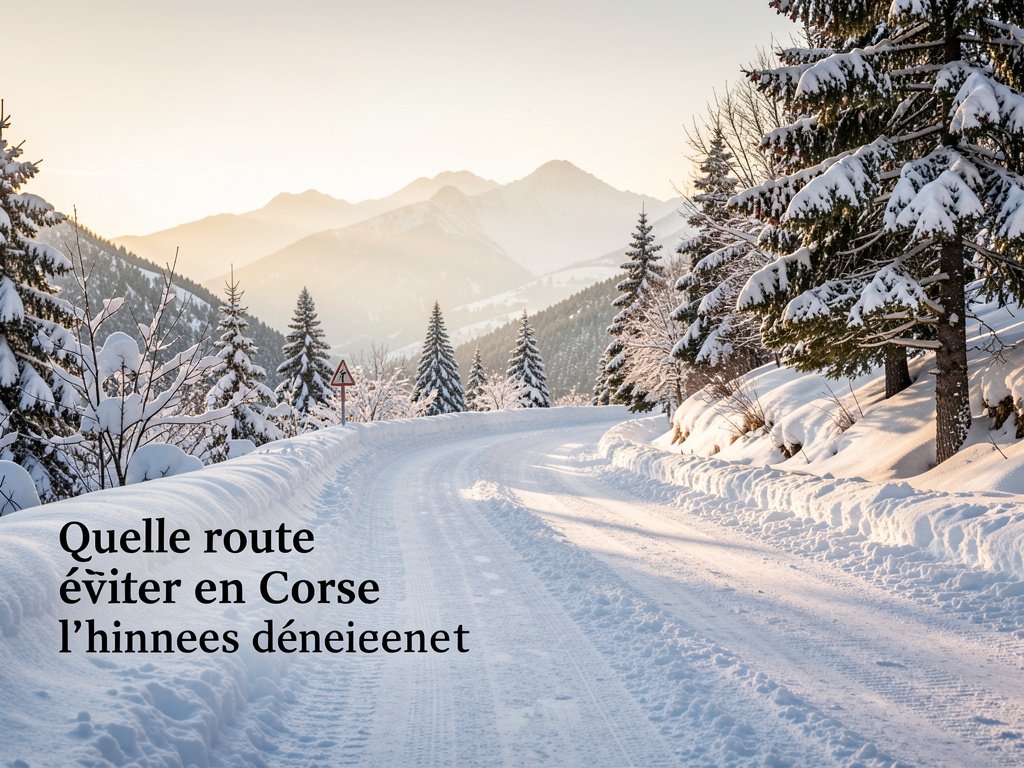 Quelle route éviter en Corse l'hiver : conseils sur chaînes et déneigement
